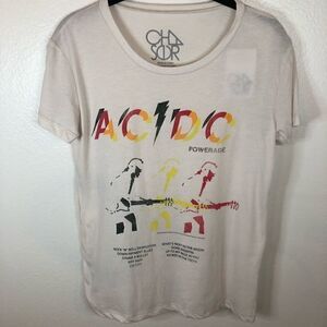NWT Chaser t-shirt XSMALL AC/DC retro concert tee